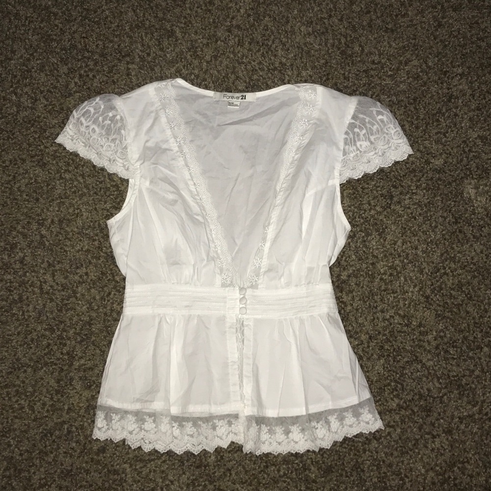 Deep V neck top